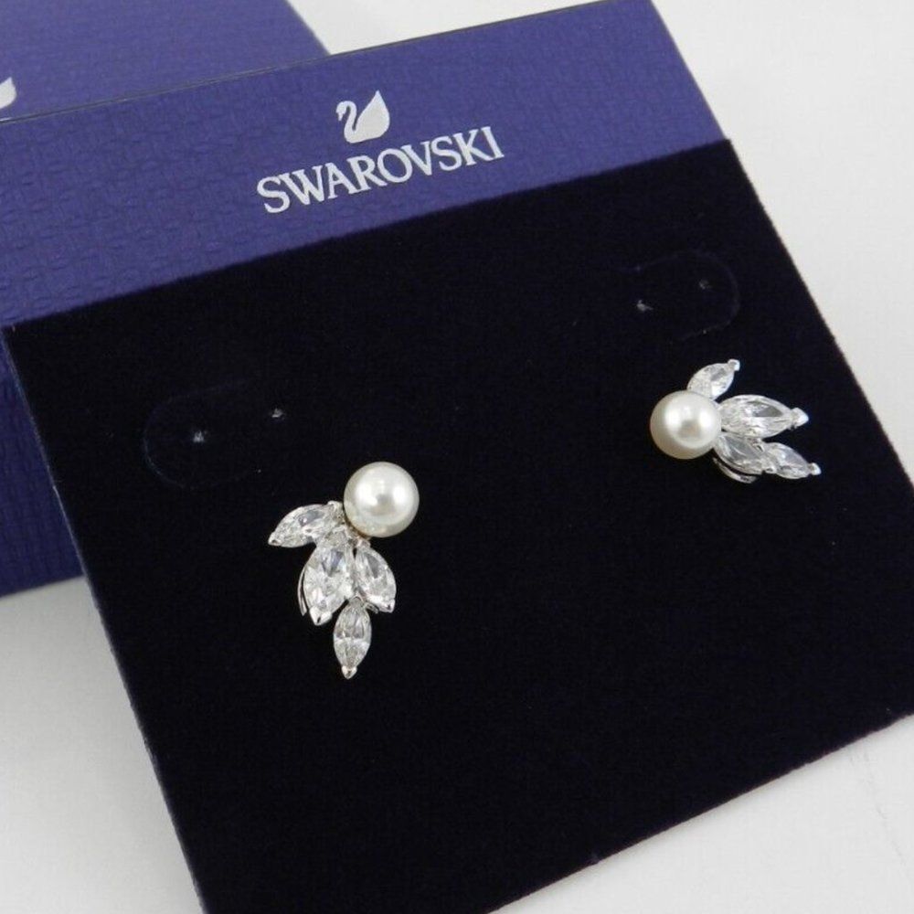Swarovski Louison Crystal & Imitation Pearl Earrings